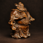 Zhong Kui (钟馗) Boxwood Guardian Statue – Protection & Courage · 7.6 cm - Image 3